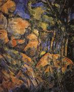 Paul Cezanne near the rock cave Sweden oil painting artist